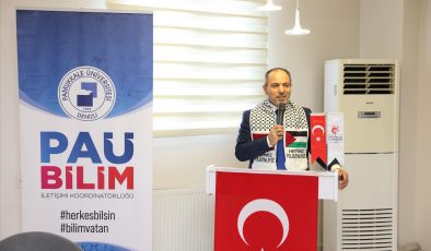 GAZZE’NİN SESİ PAÜ’DEN YÜKSELDİ