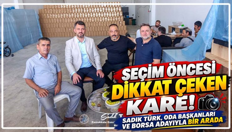 SEÇİM ÖNCESİ DİKKAT ÇEKEN KARE!